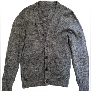 Gray Cardigan Sweater